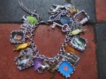 Outlander inspired charm bracelet 23 charms Jamie, Claire,Dragonfly in&nbsp;Amber