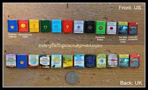 Outlander-themed book beads. 